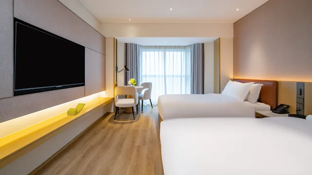 غرفة قياسية بسريرين منفصلين، Holiday Inn Shanghai Huaxia 3/4