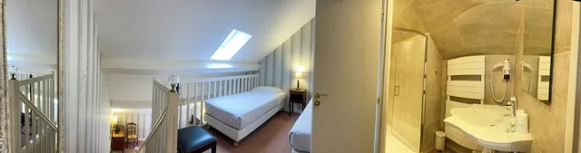 Duplex, Family, Double and Twin Beds, Hôtel La Villa Fleurie 6/6