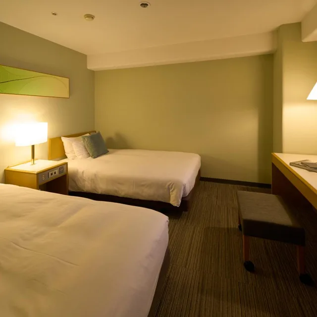 Room, Twin Beds, Smoking, Hotel Resol Machida 2/8