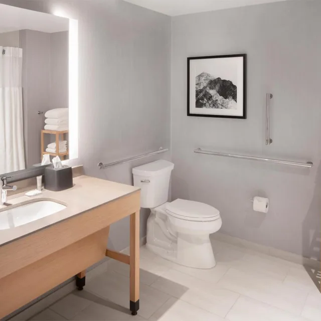 غرفة بسرير كينج مع أريكة بحوض استحمام لذوي الإعاقة، Hyatt Place South Reno 2/3