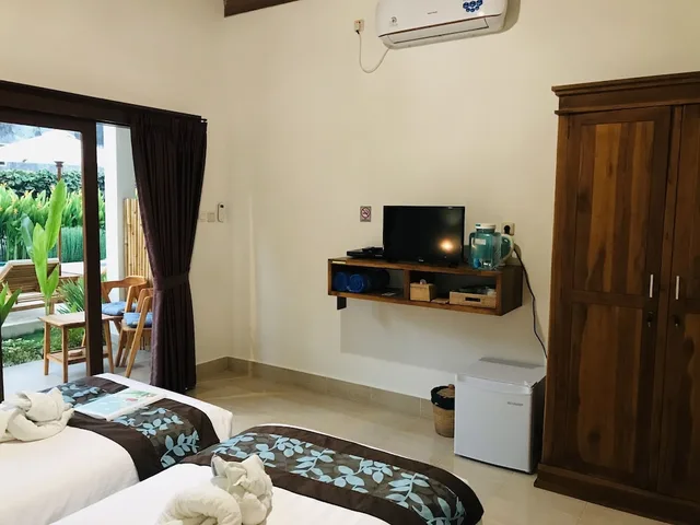 غرفة بسريرين منفصلين، Cozy Cottages Lombok 3/6