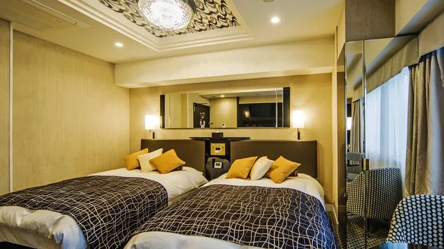 غرفة قياسية بسريرين منفصلين، Apa Hotel Nihombashi Bakurocho-Ekikita 2/2