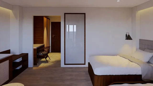 Village, Junior Suite, Family, 1 Queen and 1 Single Bed، Ashva Swiss-Belresort 6/8