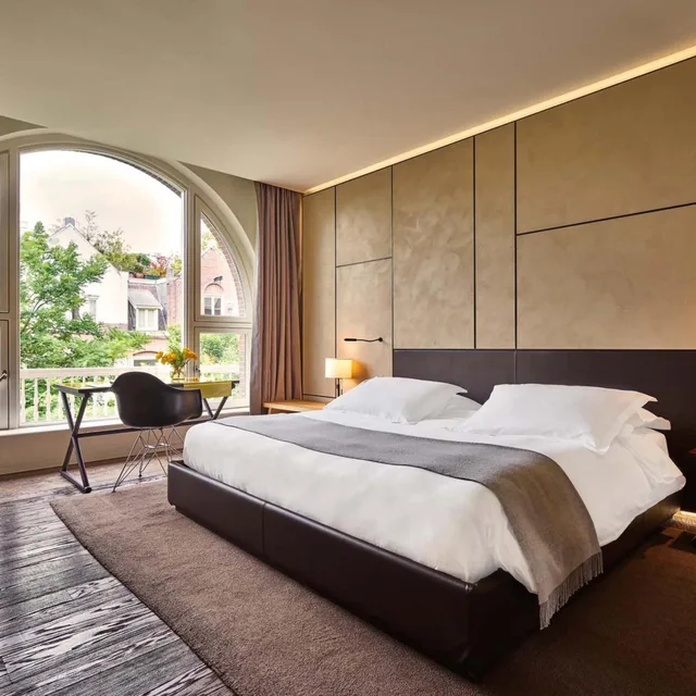 جناح بشرفة بغرفة نوم واحدة مع أريكة، Mandarin Oriental Conservatorium, Amsterdam 1/1