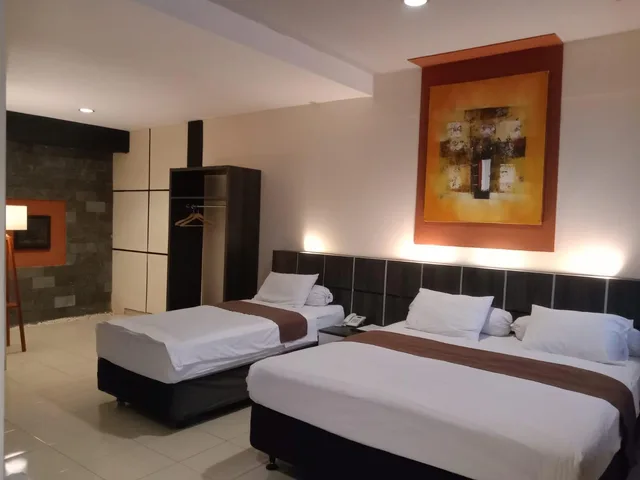 غرفة عائلية ثلاثية بسرير فردي، Puri Chorus Hotel 2/2