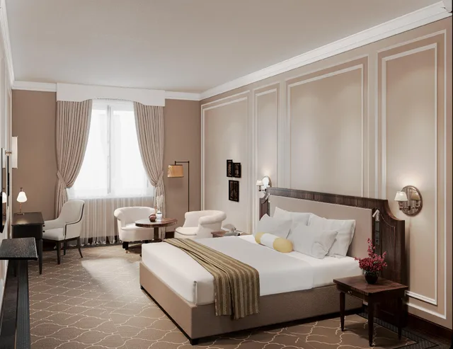 غرفة تنفيذية بسرير كينج، GoldenEye Hotel & Casino 1/1