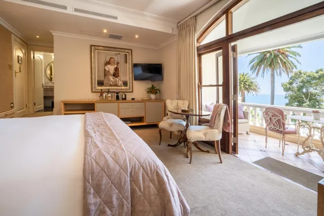 غرفة ديلوكس بسرير مزدوج بإطلالة على البحر بشرفة، Ellerman House 4/10