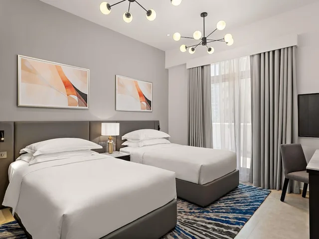 شقة بسريرين مزدوجين بغرفتي نوم، Movenpick Bur Dubai 3/10