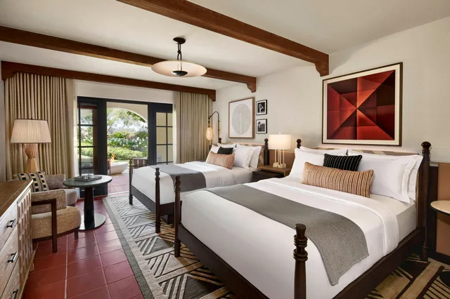 غرفة ديلوكس بسريرين كوين بشرفة، The Ritz-Carlton Bacara Santa Barbara 2/10