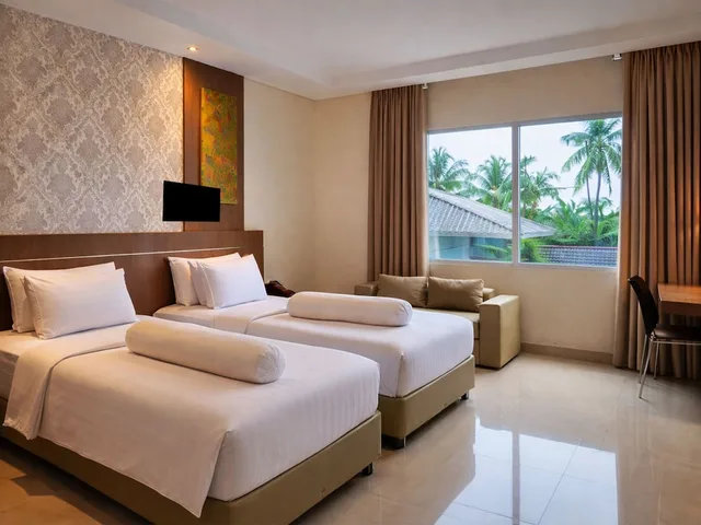 غرفة ديلوكس بسريرين منفصلين، Nevada Ketapang Hotel (Formely Asana Nevada Ketapang) 2/6