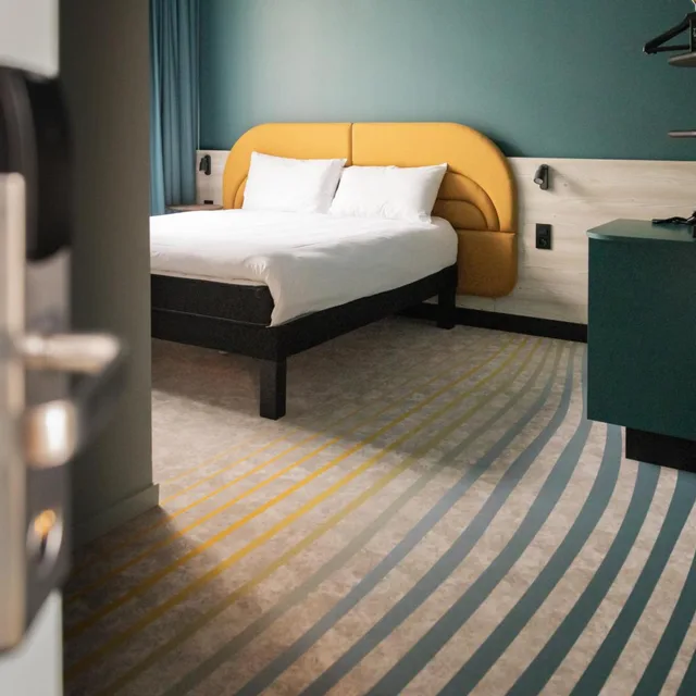غرفة بريميوم ديلوكس بسرير مزدوج لذوي الإعاقة، ibis Styles Brugge Centrum 3/6