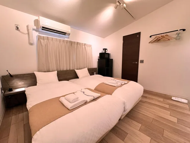 غرفة بسريرين منفصلين، Riverside Arashiyama 3/5