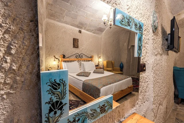 غرفة ديلوكس بسرير مزدوج بجاكوزي، Aren Cave Hotel 8/10