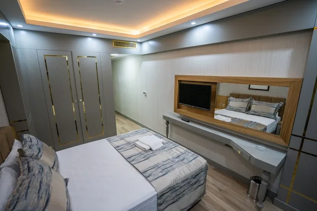 غرفة قياسية مفردة بسرير مزدوج، Lion City Hotel Kizilay 2/4
