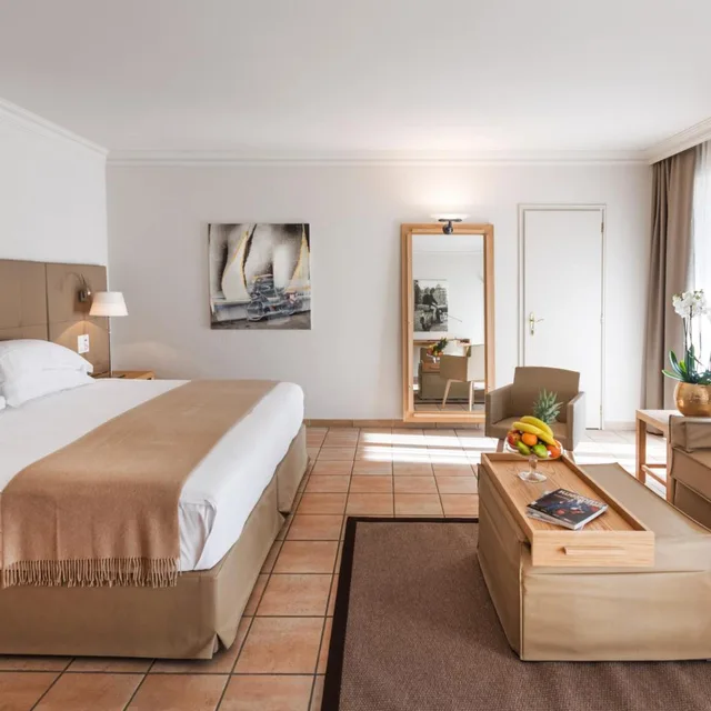 غرفة ديلوكس بسرير مزدوج أو سريرين منفصلين، Parkhotel Delta 9/10