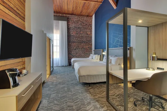 Suite, 2 Queen Beds, Sofa, SpringHill Suites by Marriott Montgomery Downtown 2/2