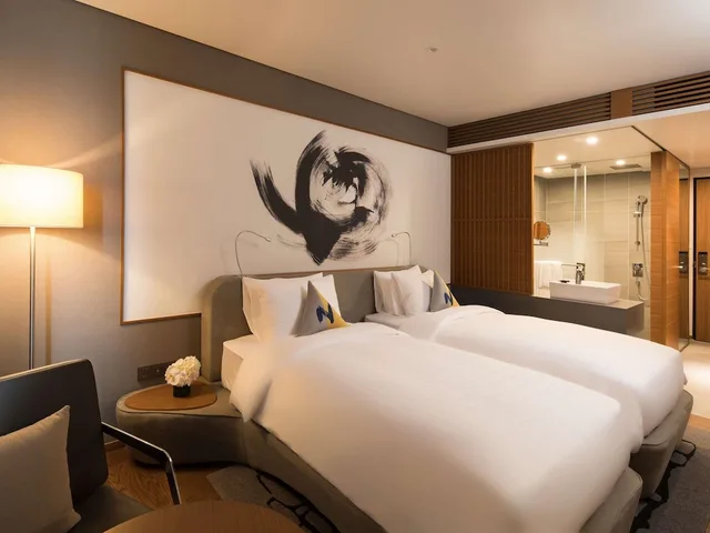 غرفة تنفيذية بسريرين منفصلين، Novotel Ambassador Seoul Dongdaemun Hotels and Residences 5/7