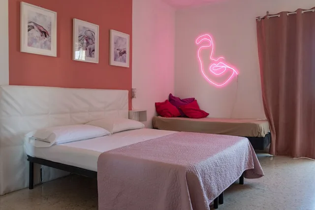 غرفة بسرير مزدوج بحمام خاص، B B Piramide Terrace 5/10