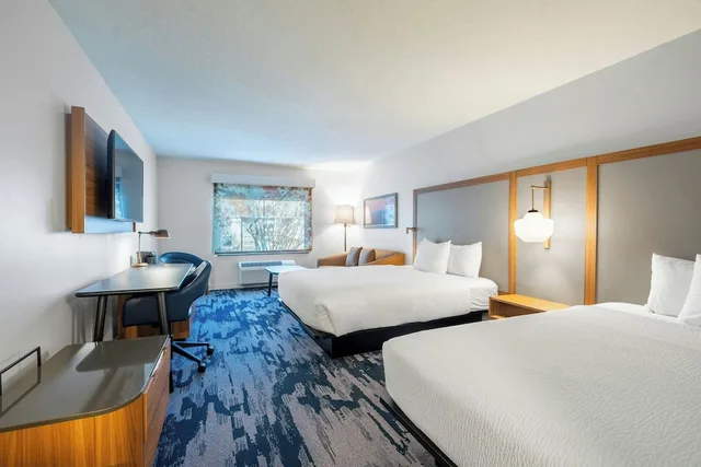 غرفة بسريرين كوين مع أريكة، Fairfield Inn Suites by Marriott Atlanta Kennesaw 3/9