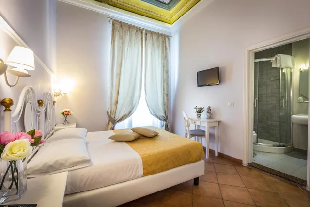 غرفة قياسية بسرير مزدوج، Hotel Ferrucci Firenze 1/6