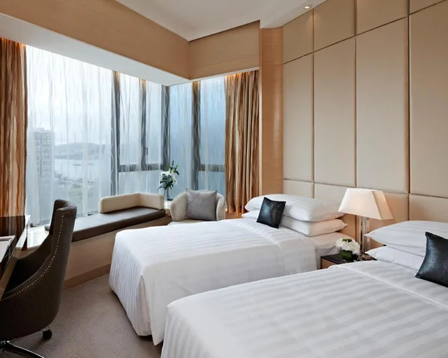 غرفة سوبيريور بسرير مزدوج أو سريرين منفصلين، Dorsett Kwun Tong Hong Kong Hotel 1/2