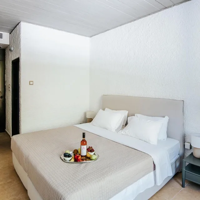 غرفة بسرير مزدوج أو سريرين منفصلين بإطلالة على الحديقة، Apollo Resort 3/10