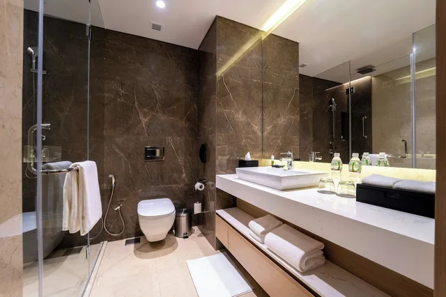غرفة ديلوكس بسرير كينج بإطلالة على المدينة، Courtyard By Marriott Vadodara 3/3