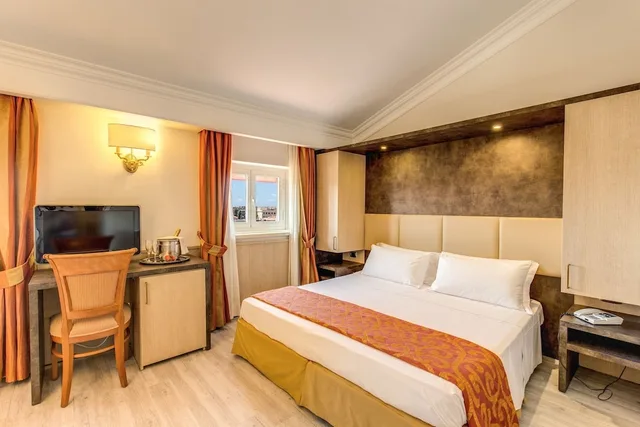 غرفة مفردة بسرير مزدوج، Pinewood Hotel Rome 1/8