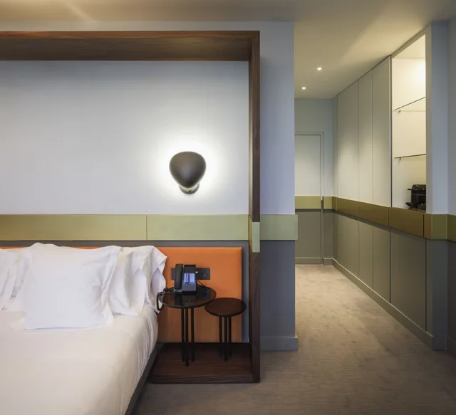 غرفة بسرير مزدوج أو سريرين منفصلين، Hotel Colón Centro 3/10