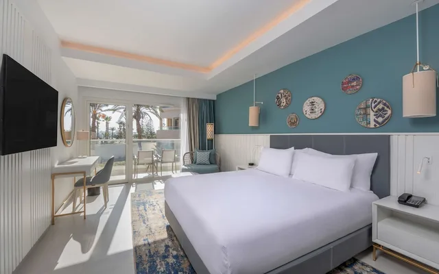 غرفة بسرير كينج بإطلالة على الحديقة، Hilton Skanes Monastir Beach Resort 2/14