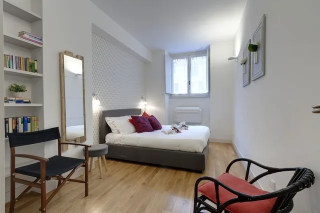 شقة بسريرين كوين بغرفتي نوم مع أريكة، Mamo Florence - Costa San Giorgio Apartment 5/10