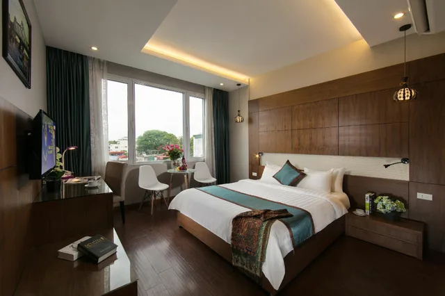 غرفة ديلوكس بسرير مزدوج أو سريرين منفصلين بإطلالة على المدينة، Bonne Nuit Hotel 1/1