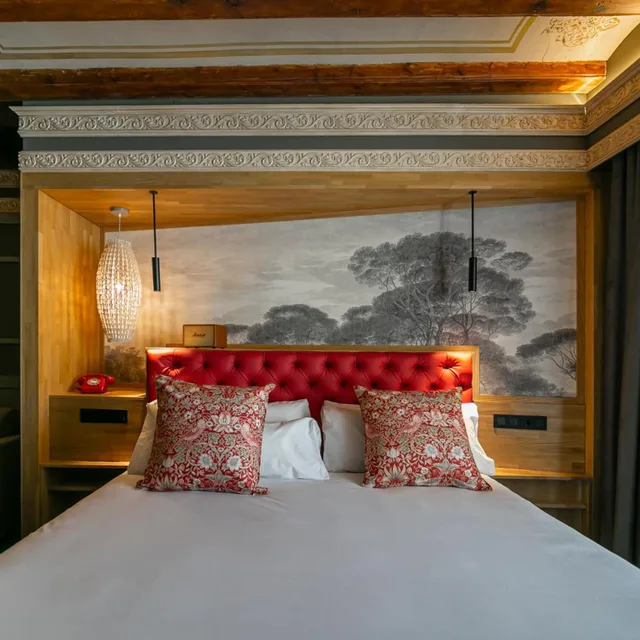 غرفة بسرير مزدوج مع سرير إضافي، Hotel Boutique La Pau 2/3