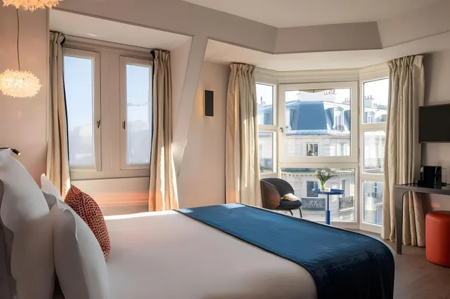 غرفة بريفيليج بسريرين مزدوجين، Hotel Yllen Eiffel 1/1