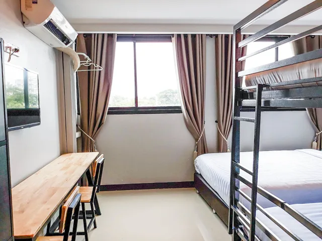 استوديو عائلي بسرير مزدوج وسرير بطابقين، Lux Rooms Night Bazaar 3/4