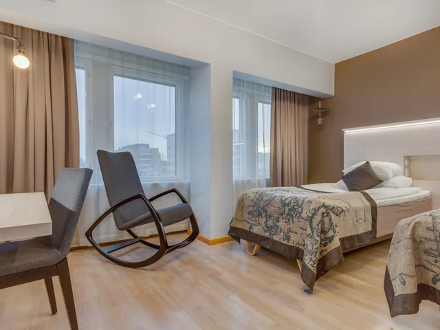 غرفة قياسية بسرير مزدوج أو سريرين منفصلين، Sokos Original Hotel Vaakuna Vaasa 4/4
