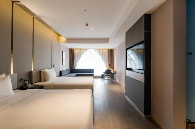 Jimu, Family, Twin Beds، Atour Hotel New International Expo Center Shanghai 2/2