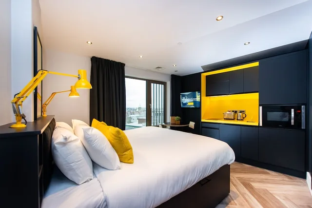 شقة استوديو بسرير كينج لذوي الإعاقة، Staycity Aparthotels Dublin Castle 2/5