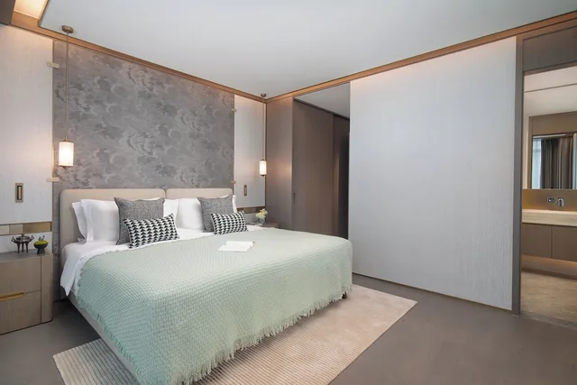 شقة تنفيذية بسرير كينج وسريرين منفصلين بـ3 غرف نوم، Ascott Pazhou Guangzhou 1/5