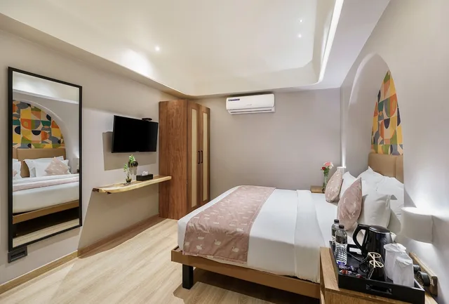 غرفة بريميير بسرير مزدوج، HOTEL POONAM HAVELI 6/10