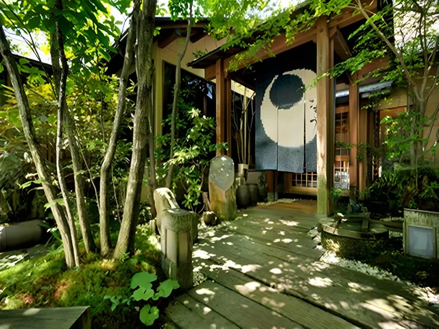 Semi Western, Style, Superior, Outdoor Bath، Tsumikusanoyado Komatsu 1/1