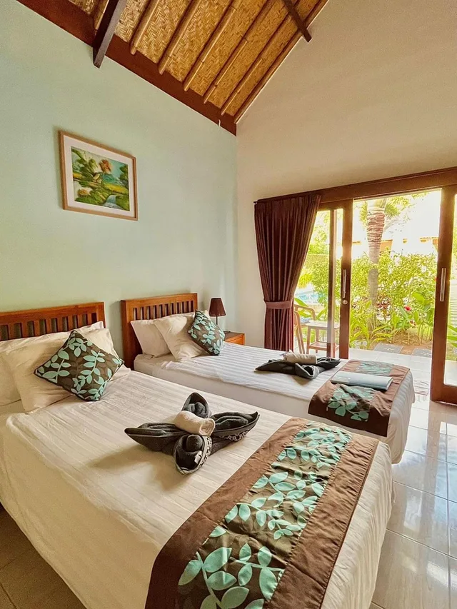 Cozy, Twin Beds, Cozy Cottages Lombok 1/2