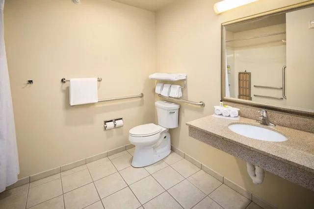 غرفة قياسية بسرير كينج لذوي الإعاقة، AmericInn by Wyndham Hill City Mt Rushmore 4/4
