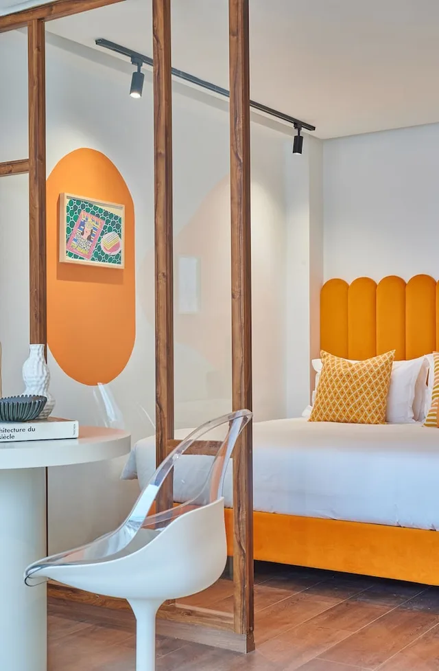 شقة إليت بسرير كينج مع أريكة، StayHere Casablanca - CFC Urban Signature 4/10