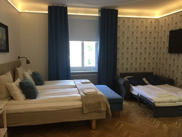 غرفة سوبيريور عائلية بسريرين منفصلين بحمام خاص مع أريكة، Södra Hotellet 1/6