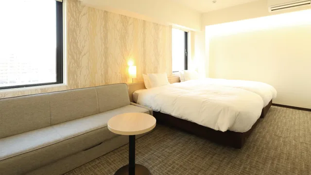 غرفة قياسية بسريرين منفصلين، AB Hotel Yukuhashi 1/1