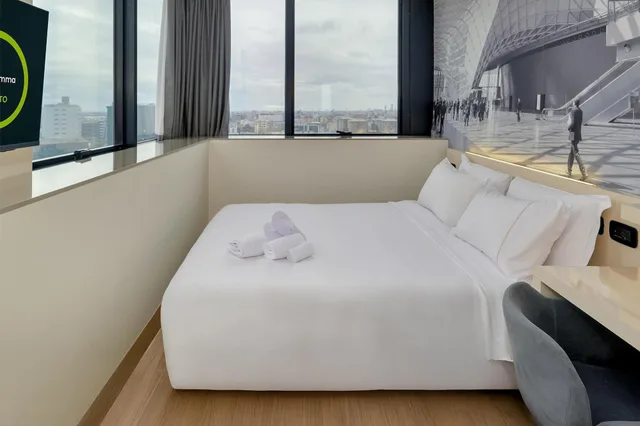 غرفة سوبيريور بسرير مزدوج بإطلالة على المدينة، B&B Hotel Milano - Sesto 1/4