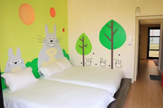 غرفة متصلة عائلية بسرير مزدوج وسرير فردي، Fat Snail Bnb 2/2