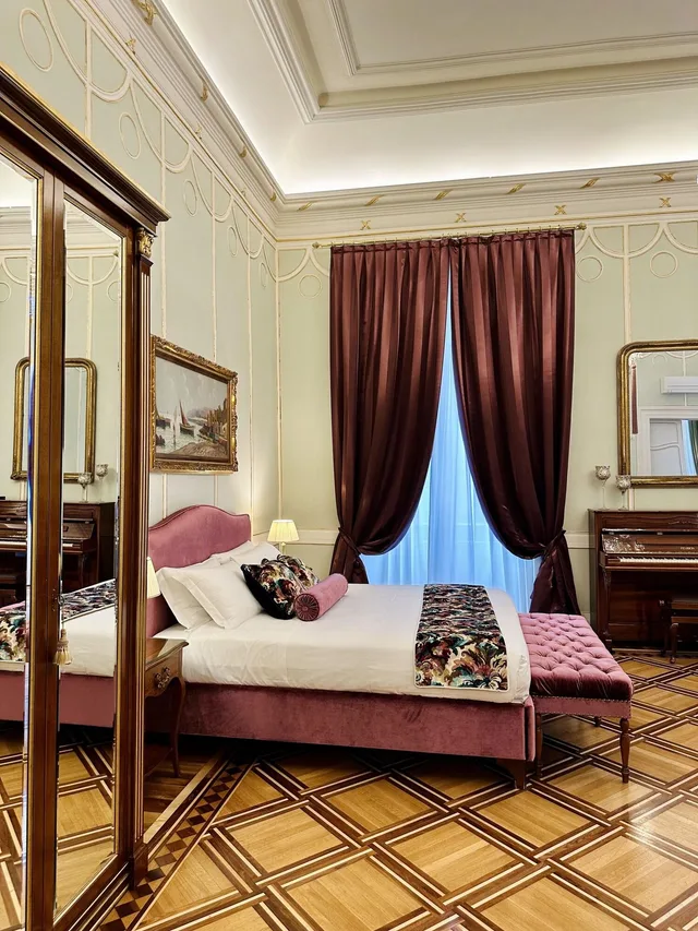 جناح رئاسي بإطلالة على المدينة بشرفة بغرفتي نوم، Palazzo Monga Boutique Guesthouse 1/4