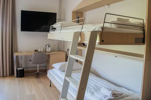 غرفة عائلية بسرير مزدوج وسريرين منفصلين، Quality Expo Hotel Oslo 3/4